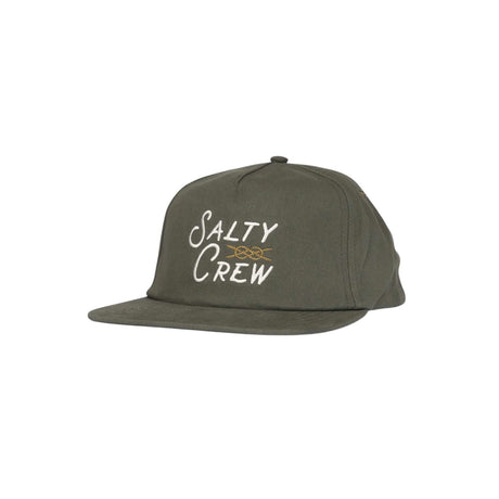 Salty Crew Splice 5 Panel Cap Olive-Slate - 53 Degrees North 