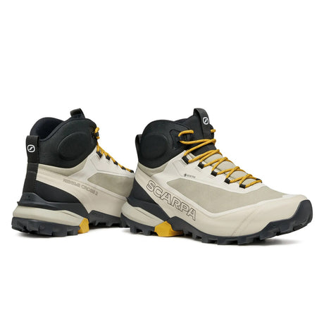 Scarpa Men's Ribelle Cross Mid GORE-TEX Boots Fog/Lemon Curry / EU 42-Fog/Lemon Curry / EU 43-Fog/Lemon Curry / EU 44-Fog/Lemon Curry / EU 45-Fog/Lemon Curry / EU 46 - 53 Degrees North 