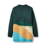 Passenger Women's Scenic Recycled Long Knitted Cardigan Scenic Dark Fern / X-Small-Scenic Dark Fern / Small-Scenic Dark Fern / Medium-Scenic Dark Fern / Large-Scenic Dark Fern / X-Large #- 53 Degrees North 