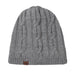 Sealskinz Blakeney Waterproof Cold Weather Cable Knit Beanie Grey Marl / Small/Medium-Grey Marl / Large/X-Large-Navy / Small/Medium-Navy / Large/X-Large-Grey Marl / XX-Large - 53 Degrees North 
