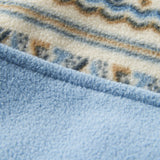 Passenger Men's Set Off Recycled Polar Quarter Zip Fleece Geo Stripe Birch / Small-Geo Stripe Birch / Medium-Geo Stripe Birch / Large-Geo Stripe Birch / X-Large-Oatmeal/Espresso / Small #- 53 Degrees North 