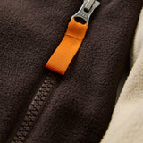 Passenger Men's Set Off Recycled Polar Quarter Zip Fleece Geo Stripe Birch / Small-Geo Stripe Birch / Medium-Geo Stripe Birch / Large-Geo Stripe Birch / X-Large-Oatmeal/Espresso / Small #- 53 Degrees North 