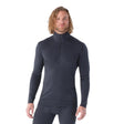 Smartwool Men's Classic Thermal Merino Base Layer 1/4 Zip Shirt Charcoal Foggy Pines / Small-Charcoal Foggy Pines / Medium-Charcoal Foggy Pines / Large-Charcoal Foggy Pines / X-Large-Charcoal Heather / Small - 53 Degrees North 