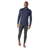Smartwool Men's Classic Thermal Merino Baselayer 1/4 Zip Top Charcoal Heather / Small-Charcoal Heather / Medium-Charcoal Heather / Large-Charcoal Heather / X-Large-Charcoal Heather / XX-Large - 53 Degrees North 