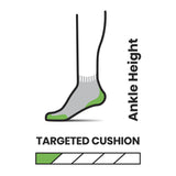 Men's Run Targeted Cushion Ankle Socks