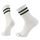 Smartwool Unisex Everyday Athletic Striped Crew Socks White / Medium (UK 5-7.5)-White / Large (UK 8-10.5)-White / X-Large (UK 11-13.5.) - 53 Degrees North 