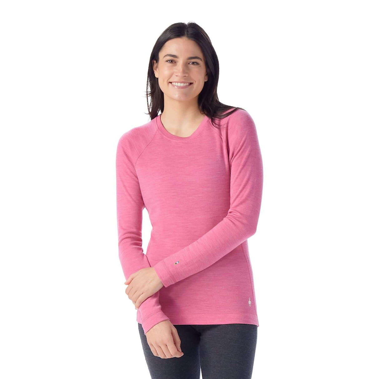 Smartwool Women's Classic Thermal Merino Base Layer Crew Top Winter Sky Heather / X-Small-Winter Sky Heather / Small-Winter Sky Heather / Medium-Winter Sky Heather / Large-Winter Sky Heather / X-Large - 53 Degrees North 