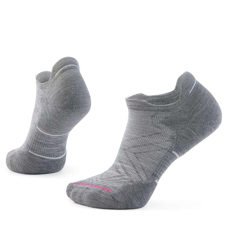 Smartwool Women's Run Targeted Cushion Low Ankle Socks Twilight Blue / Medium (UK 5-7.5)-Light Grey/White / Small (UK 2-4.5)-Light Grey/White / Medium (UK 5-7.5) - 53 Degrees North 