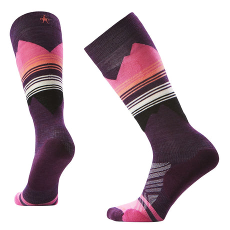 Smartwool Women's Ski Targeted Cushion Over the Calf Socks Purple Iris / Small (UK 2-4.5) - 53 Degrees North