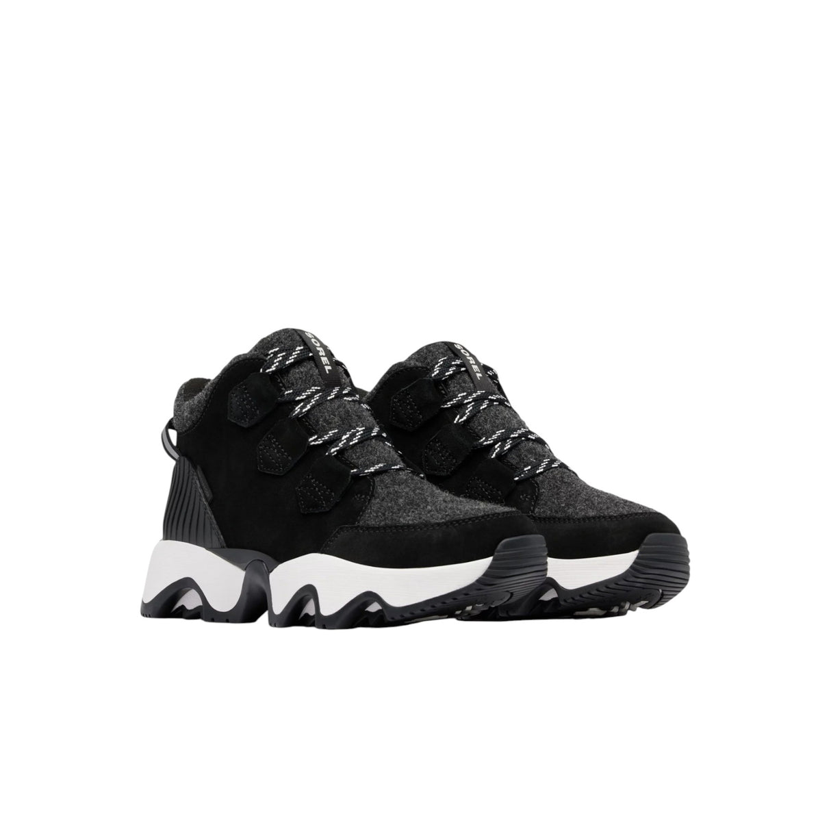 Sorel Women's Kinetic Impact Caribou Plus Waterproof Boots Black/Sea Salt / UK 4-Black/Sea Salt / UK 5-Black/Sea Salt / UK 6-Black/Sea Salt / UK 7-Black/Sea Salt / UK 8 - 53 Degrees North 