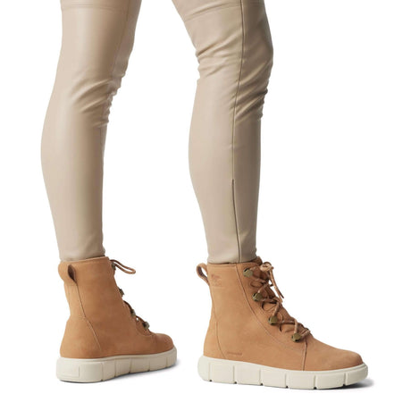 Sorel Women's Sorel Explorer III Joan Waterproof Snow Boots Tawny Buff/Chalk / UK 4-Tawny Buff/Chalk / UK 5-Tawny Buff/Chalk / UK 6-Tawny Buff/Chalk / UK 7-Tawny Buff/Chalk / UK 8 - 53 Degrees North 