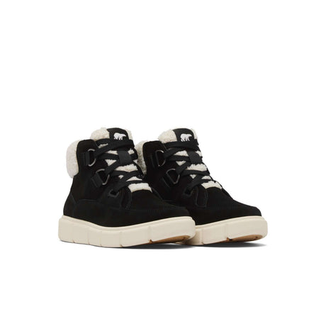 Sorel Women's Sorel Explorer III Nw Lace Waterproof Snow Boots Black/Sea Salt / UK 4-Black/Sea Salt / UK 5-Black/Sea Salt / UK 6-Black/Sea Salt / UK 7-Black/Sea Salt / UK 8 - 53 Degrees North 