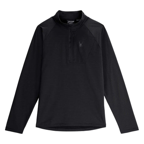 Spyder Men's Gridweb Fleece Half Zip Pullover Black / Small-Black / Medium-Black / Large-Black / X-Large-Black / XX-Large - 53 Degrees North 