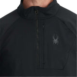 Spyder Men's Gridweb Fleece Half Zip Pullover Black / Small-Black / Medium-Black / Large-Black / X-Large-Black / XX-Large - 53 Degrees North 