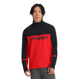 Spyder Men's Speed Half Zip Pullover Spyder Red / Small-Spyder Red / Medium-Spyder Red / Large-Spyder Red / X-Large-Spyder Red / XX-Large - 53 Degrees North 