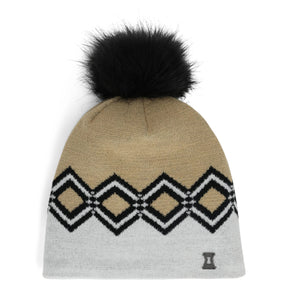 Spyder Women's Mountain Hat White-Slate Blue - 53 Degrees North 