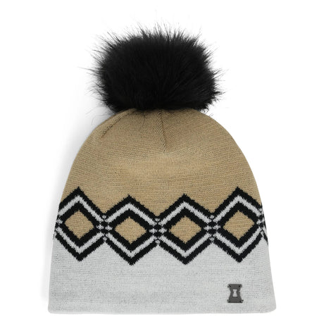 Spyder Women's Mountain Hat White-Slate Blue - 53 Degrees North 