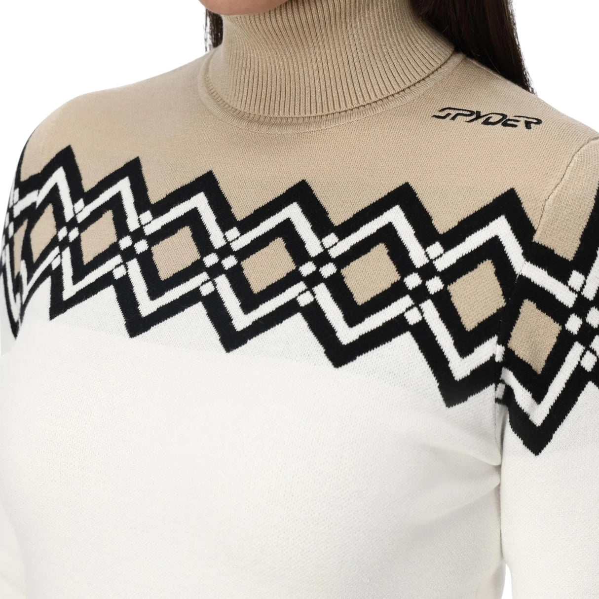 Spyder Women's Stellar Ski Sweater White / X-Small-White / Small-White / Medium-White / Large - 53 Degrees North 
