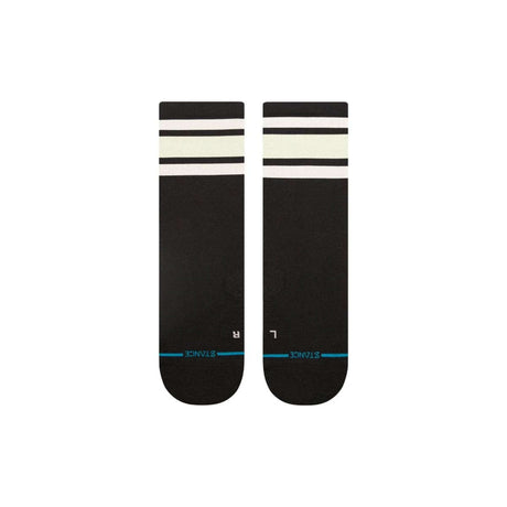 Stance Boyd Light Crew Socks Black / Medium (UK 5.5-8)-Black / Large (UK 8.5-11.5) - 53 Degrees North 