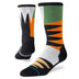 Stance Comb Through Ultra Crew Socks Green / Medium (UK 5.5-8)-Green / Large (UK 8.5-11.5) - 53 Degrees North 