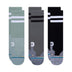 Stance Franchise Crew Socks - 3 Pack Multi / Medium (UK 5.5-8)-Multi / Large (UK 8.5-11.5) - 53 Degrees North 