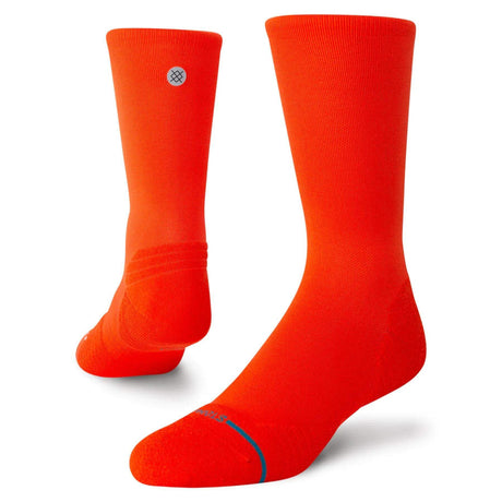 Stance Iconic Light Crew Socks Tomato / Medium (UK 5.5-8)-Tomato / Large (UK 8.5-11.5) - 53 Degrees North 