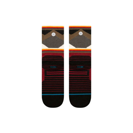 Stance Jimmy Chin Mid Wool Crew Socks Red / Medium (UK 5.5-8)-Red / Large (UK 8.5-11.5) - 53 Degrees North 
