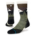 Stance Mid Wool Crew Socks Black / Medium (UK 5.5-8)-Black / Large (UK 8.5-11.5)-Black/Red / Medium (UK 5.5-8)-Black/Red / Large (UK 8.5-11.5)-Olive / Medium (UK 5.5-8) - 53 Degrees North 
