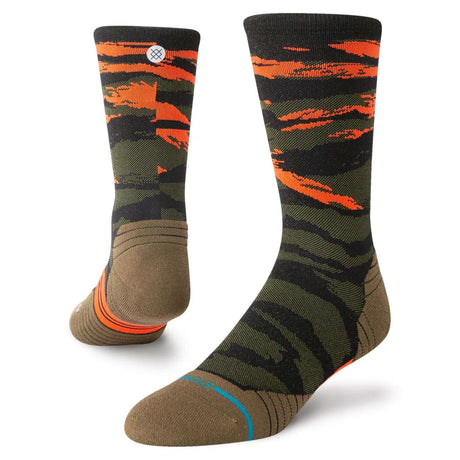 Stance Primal Light Crew Socks Olive / Medium (UK 5.5-8)-Olive / Large (UK 8.5-11.5) - 53 Degrees North 