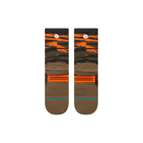 Stance Primal Light Crew Socks Olive / Medium (UK 5.5-8)-Olive / Large (UK 8.5-11.5) - 53 Degrees North 