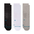 Stance Run Light Crew Socks - 3 Pack Multi / Small (UK 3-5.5)-Multi / Medium (UK 5.5-8)-Multi / Large (UK 8.5-11.5) - 53 Degrees North 