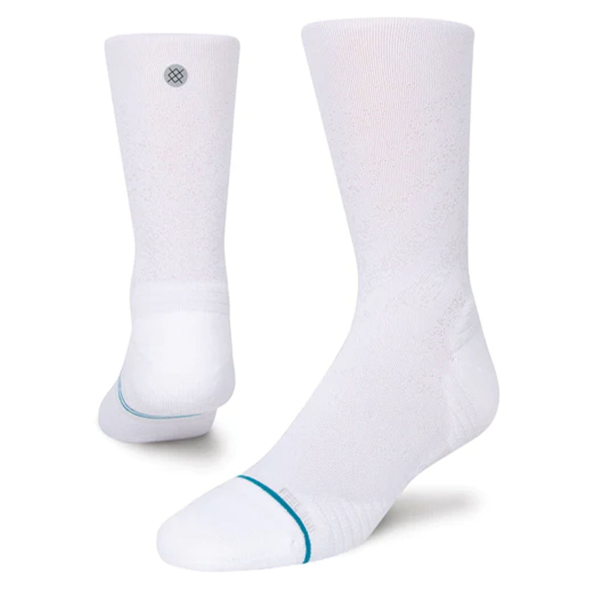 Stance Run Light Crew Socks White / Medium (UK 5.5-8)-White / Large (UK 8.5-11.5) - 53 Degrees North 