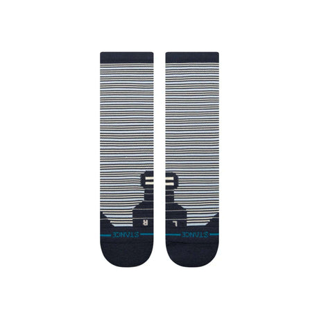 Stance Shimmy Mid Crew Socks Navy / Medium (UK 5.5-8)-Navy / Large (UK 8.5-11.5) - 53 Degrees North 