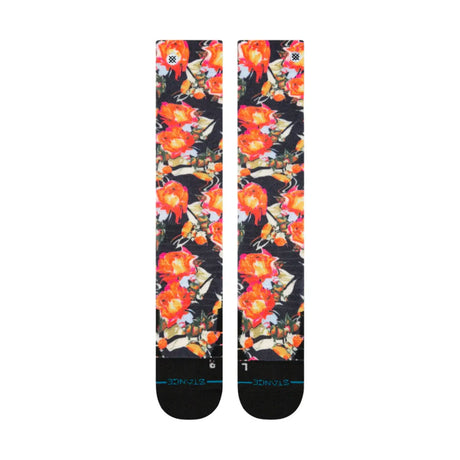 Stance Torque Mid Poly Snow Socks Black / Medium (UK 5.5-8)-Black / Large (UK 8.5-11.5) - 53 Degrees North 