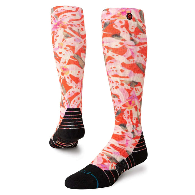 Stance Tubeular Mid Poly Snow Socks Tomato / Medium (UK 5.5-8)-Tomato / Large (UK 8.5-11.5) - 53 Degrees North 
