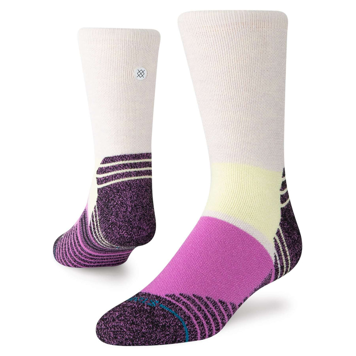 Stance Turnpike Loop Hike Crew Hiking Socks Ice Blue / Small (UK 3-5.5)-Ice Blue / Medium (UK 5.5-8)-Ice Blue / Large (UK 8.5-11.5)-Orchid / Small (UK 3-5.5)-Orchid / Medium (UK 5.5-8) - 53 Degrees North 