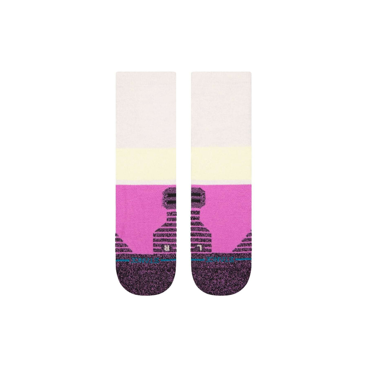 Stance Turnpike Loop Hike Crew Hiking Socks Ice Blue / Small (UK 3-5.5)-Ice Blue / Medium (UK 5.5-8)-Ice Blue / Large (UK 8.5-11.5)-Orchid / Small (UK 3-5.5)-Orchid / Medium (UK 5.5-8) - 53 Degrees North 