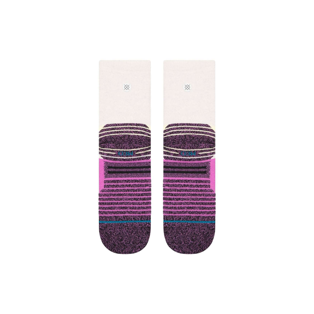 Stance Turnpike Loop Hike Crew Hiking Socks Ice Blue / Small (UK 3-5.5)-Ice Blue / Medium (UK 5.5-8)-Ice Blue / Large (UK 8.5-11.5)-Orchid / Small (UK 3-5.5)-Orchid / Medium (UK 5.5-8) - 53 Degrees North 