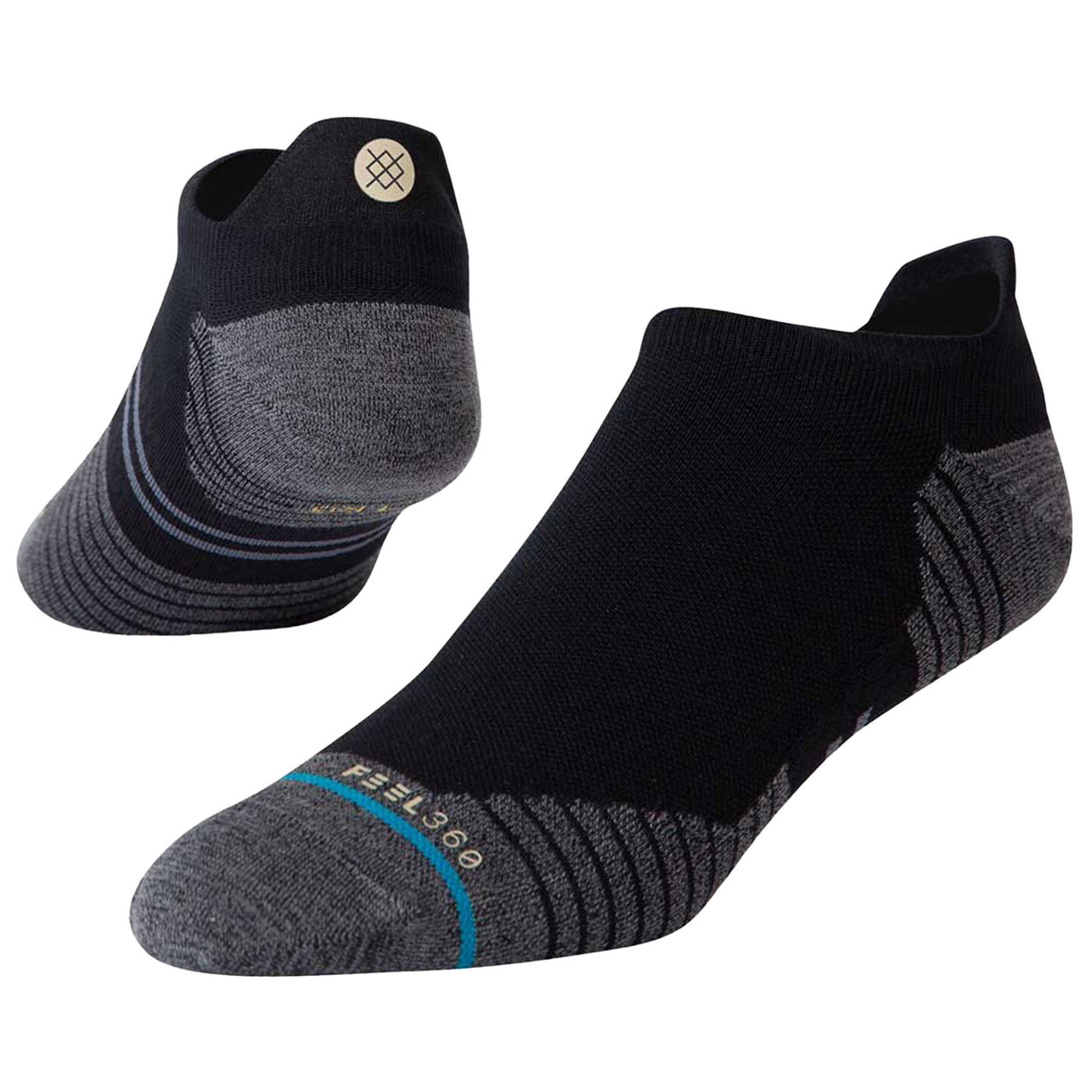 Stance Unisex Run Light Tab Socks Black / Small-Black / Medium-Black / Large-White / Small-White / Medium - 53 Degrees North 