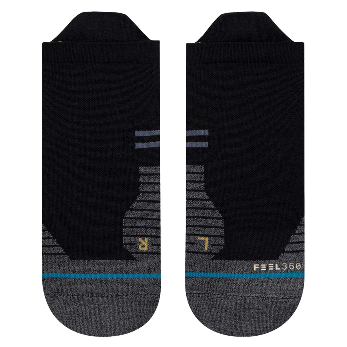 Stance Unisex Run Light Tab Socks Black / Small-Black / Medium-Black / Large-White / Small-White / Medium - 53 Degrees North 