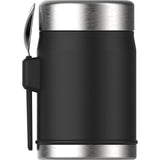 Stanley Classic Legendary Food Jar + Spork 0.4L Matte Black Pebble-Goldenrod Coral-Violet Blossom-Hammertone Green-Rose Quartz - 53 Degrees North 