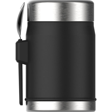 Stanley Classic Legendary Food Jar + Spork 0.4L Matte Black Pebble-Goldenrod Coral-Violet Blossom-Hammertone Green-Rose Quartz - 53 Degrees North 