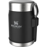 Stanley Classic Legendary Food Jar + Spork 0.4L Matte Black Pebble-Goldenrod Coral-Violet Blossom-Hammertone Green-Rose Quartz - 53 Degrees North 