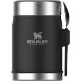 Stanley Classic Legendary Food Jar + Spork 0.4L Matte Black Pebble-Goldenrod Coral-Violet Blossom-Hammertone Green-Rose Quartz - 53 Degrees North 