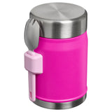 Stanley Classic Legendary Food Jar + Spork 0.4L Matte Black Pebble-Goldenrod Coral-Violet Blossom-Hammertone Green-Rose Quartz - 53 Degrees North 