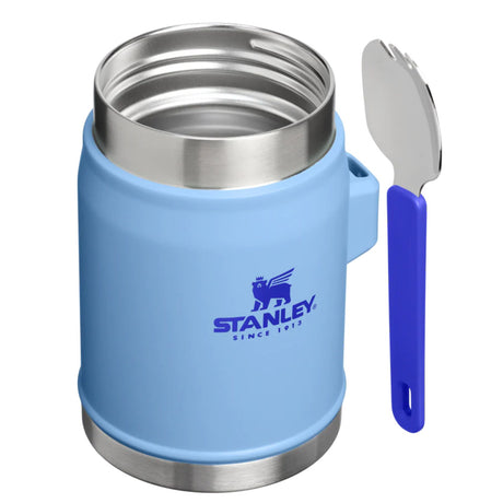 Stanley Classic Legendary Food Jar + Spork 0.4L Blue Sky-Black-Hammertone Green-Rose Quartz - 53 Degrees North 