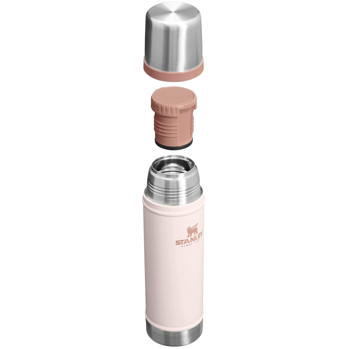 Stanley Legendary Classic Bottle 0.59L Rose Quartz-Hammertone Green - 53 Degrees North 