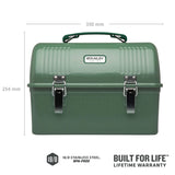 Stanley Legendary Classic Lunch Box 9.5L Hammertone Green - 53 Degrees North 