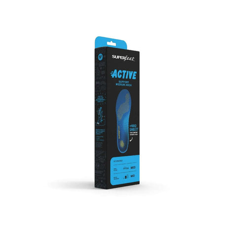 Superfeet Active Support Medium Insoles Blue / UK 4-5.5-Blue / UK 6-7.5-Blue / UK 8-9.5-Blue / UK 10-11.5 - 53 Degrees North 