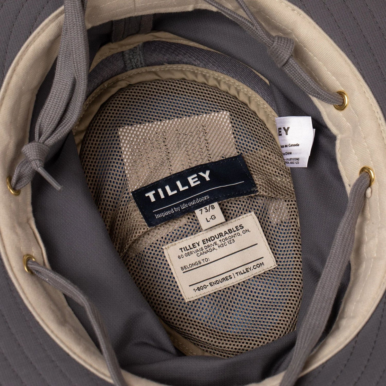 Tilley T4MO-1 Hiker's Hat Grey / 56cm-Grey / 57cm-Grey / 58cm-Grey / 59cm-Grey / 60cm #- 53 Degrees North 